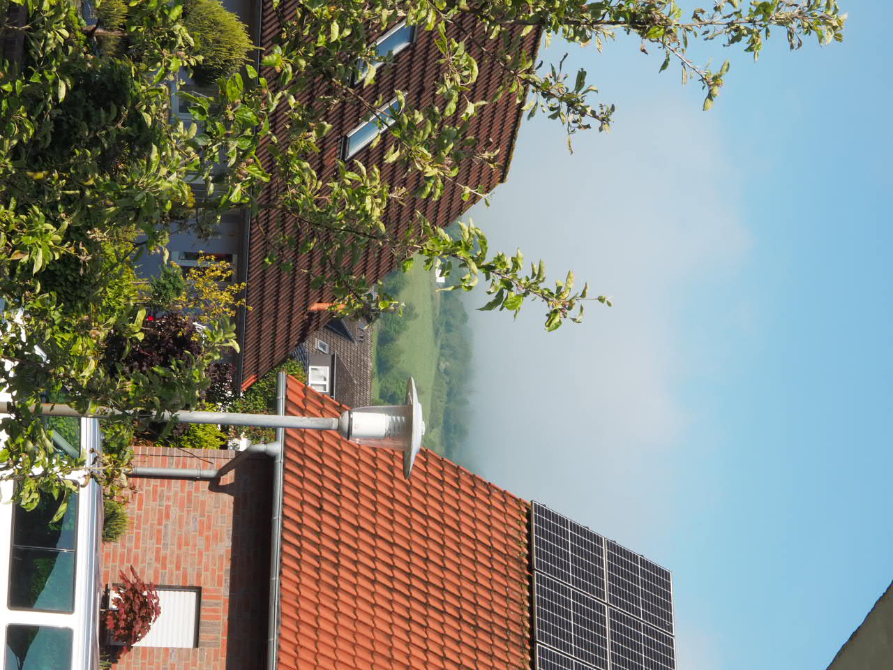 Uitzicht vanaf het balkon